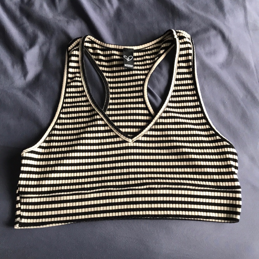 Striped Crop Top